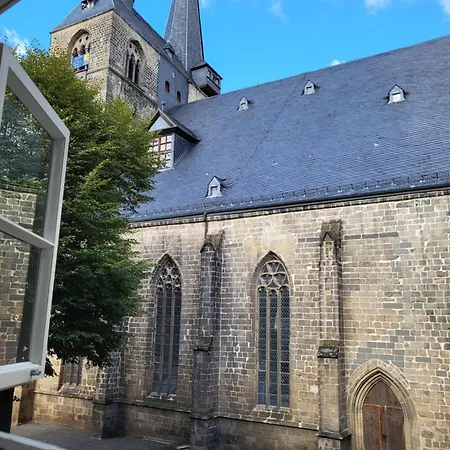 Anno 1577 - Marktkirchhof 6 Quedlinburg Exterior photo